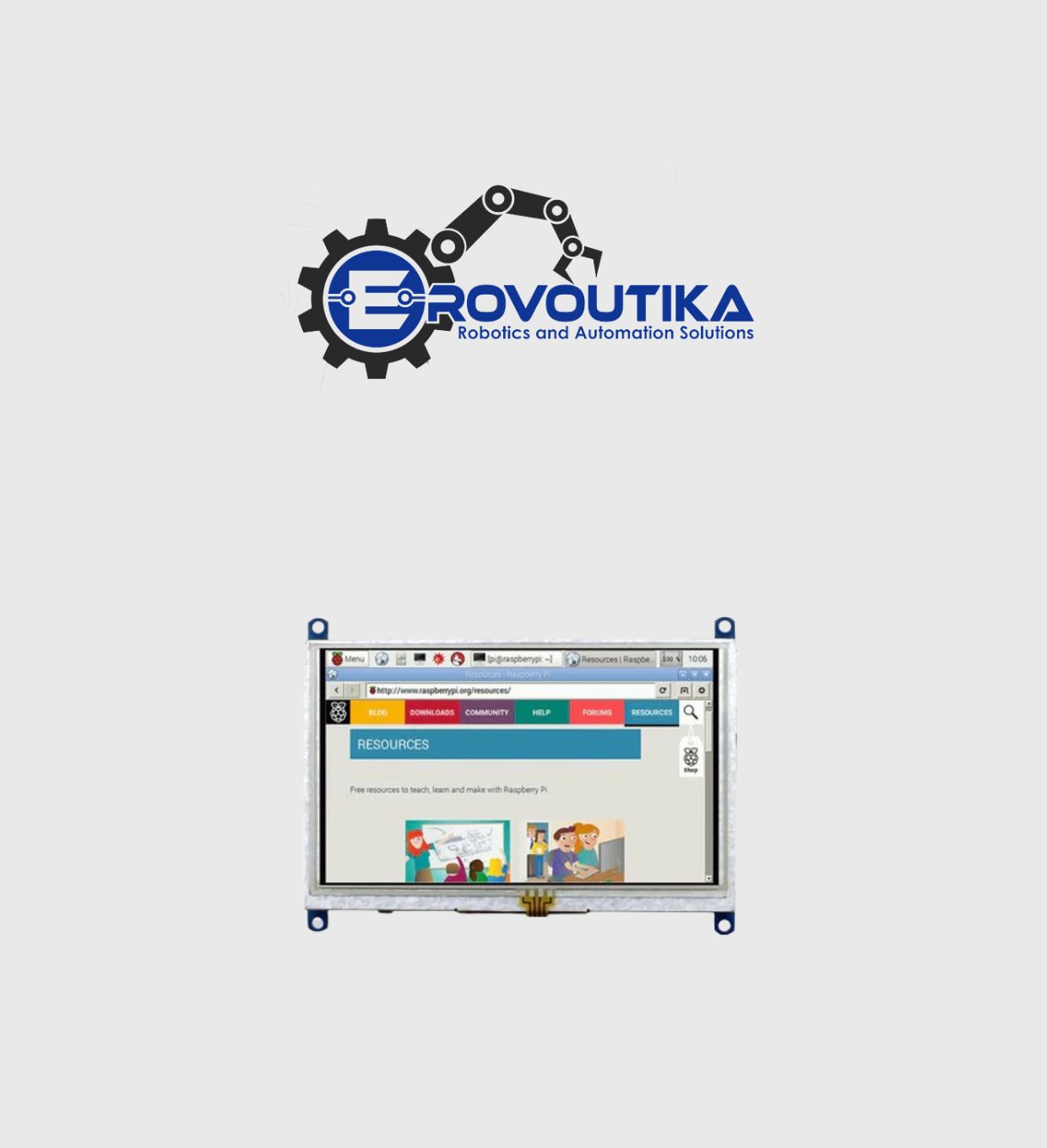 5 Inch Raspberry Pi Touch Screen Display | Shop |Erovoutika